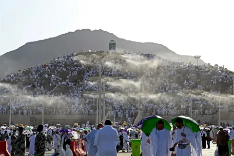 بالفيديو: مداهمة مكان اقامة حجاج أردنيين غير نظاميين في السعودية