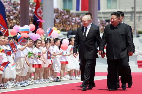 North Korea pledges full support for Russia's war in Ukraine in Kim-Putin meeting