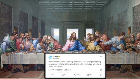 C Spire halts advertising from Olympics over 'mockery of The Last Supper'