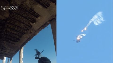Footage shows Al-Qassam targeting Israeli Apache helicopter and ambush killing 10 soldiers