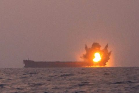Houthis strike fourth vessel in 24 hours in the Red Sea