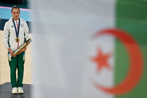 أولمبياد باريس: الجزائرية نيمور تقتنص ذهبية تاريخية في الجمباز