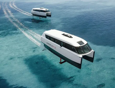 Flying electric ships on their way to NEOM, Saudi Arabia