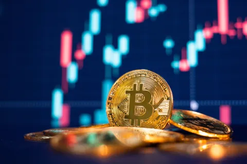 Bitcoin dips down by 14%, around $52K, over recession fears