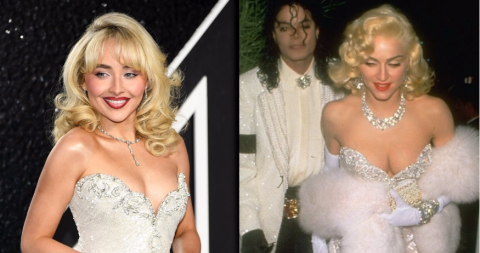 Video Music Awards 2024.. سابرينا كاربنتر تعيد ارتداء فستان مادونا عام 1991