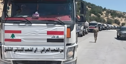 المرصد: استهداف إسرائيلي لشاحنات إغاثية جنوب حمص السورية 