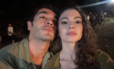Su Burcu Yazgı Coşkun and Burak Deniz promote 'The Tale of Leila' at MIPCOM Cannes