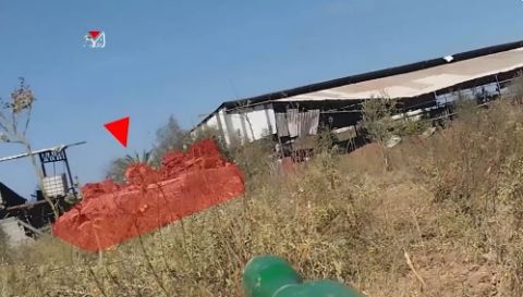 بالفيديو.. القسام تستهدف 12 إسرائيليا بمنزل في غزة
