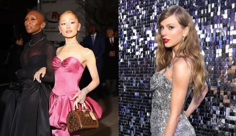 Ariana Grande reacts to tying Taylor Swift’s hot 100 record