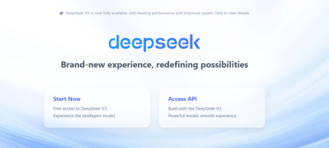 Meet DeepSeek V3, the new, distinctive AI model