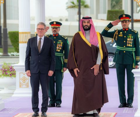 UK Prime Minister meets Saudi Crown Prince in Riyadh