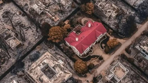 Truth behind the untouched home during the Los Angeles fires