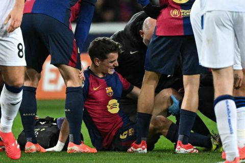 برشلونة يكشف آخر التطورات بشأن إصابة جافي أمام ألافيس