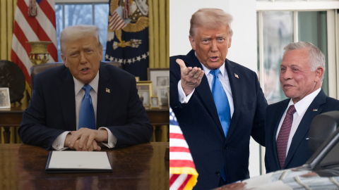 Donald Trump issues a message to the people of Jordan