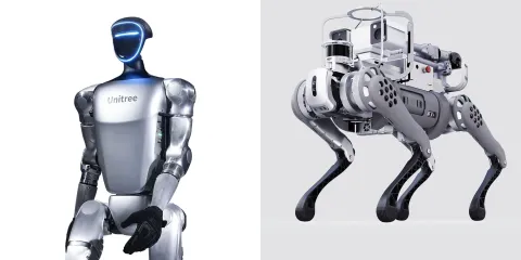 Humanoid robot and robotic dog make a stunning appearance at Shanghai Fashion Week