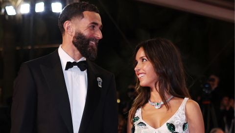 Karim Benzema and Lina Khoudri officially announce their relationship at the Cannes Film Festival.