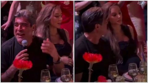 Wael Kfoury, pregnant wife Shana Abboud together for the first time