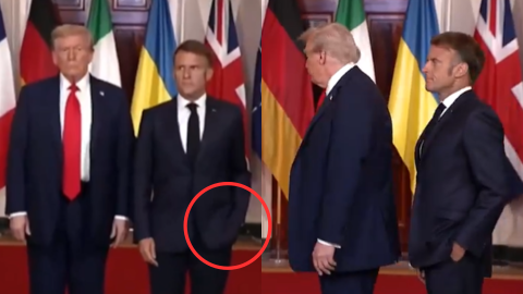 Hand in pocket: Did Macron break White House protocol?