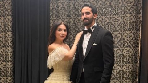 بإطلالة من الدانتيل: مي عز الدين تحتفل بعقد قرانها على دكتور تغذية