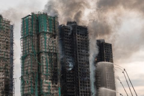 Death toll in Hong Kong apartment complex fire rises to 55