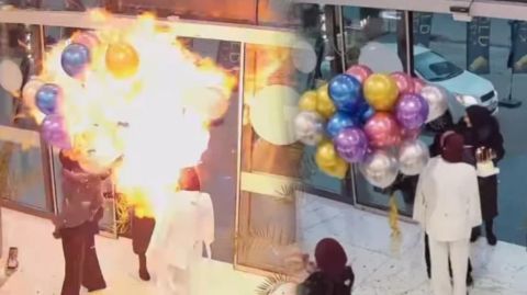 فيديو كارثي: فتاة تحرق صديقتُها بالخطأ!