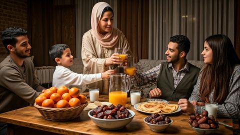 مشروبات صحية عالية البروتين في رمضان
