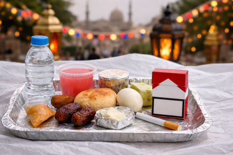 فيديو: تمرة وسيجارة..مبادرة إفطار رمضانية مُثيرة في مصر