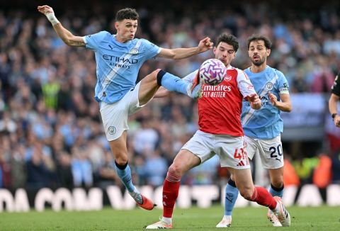 مقارنة مباريات أرسنال ومانشستر سيتي المتبقية في الدوري الإنجليزي