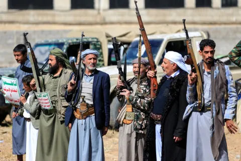 Houthis launch first ballistic missile strike on Israeli targets