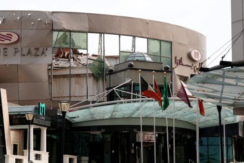 Three people injured in Bahrain by missile debris