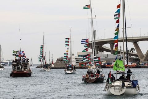 Spain threatens Israel: Release citizen 'kidnapped' on Sumud Flotilla