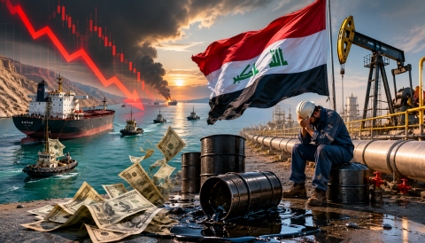 العراق: 37.7 مليار خسارة بسبب إغلاق مضيق هرمز