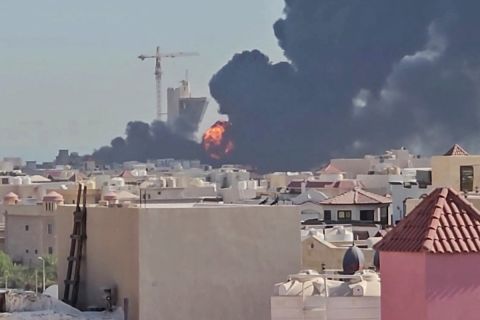 Fresh strikes hit Iran as Iranian drone attacks target Kuwait