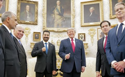 الزيدي لترامب: ماضون في حصر السلاح بيد الدولة العراقية وإعادة النازحين