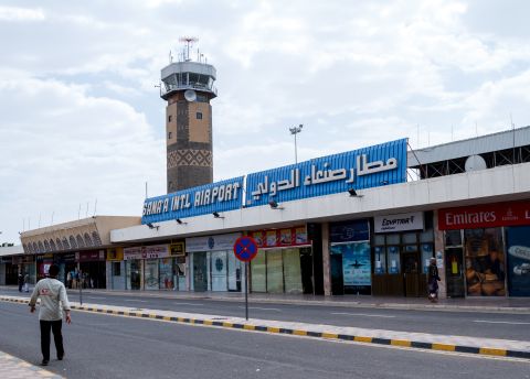 Air raids target Sanaa airport in Yemen, Houthi warns to respond