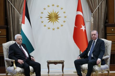 Abbas meets Erdogan in Ankara, backs Turkey-Saudi-Pakistan defense pact