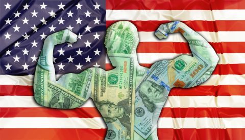 US dollar down, oil prices mixed on OPEC+ cuts