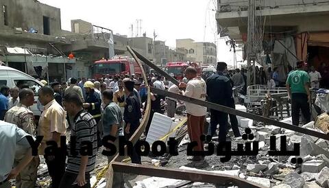 عشرات القتلى بتفجير دام في مدينة الصدر عشية العيد