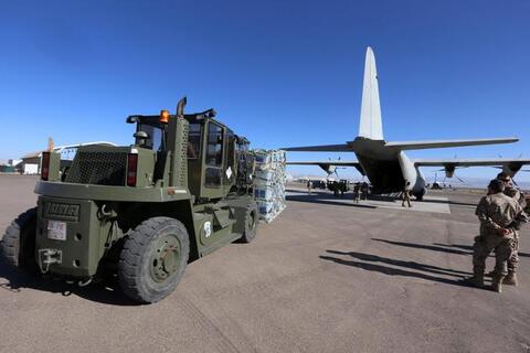 استهداف طائرة نقل إيطالية خلال اقلاعها من مطار كابول