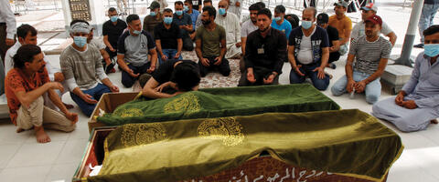 ارتفاع حصيلة كارثة مستشفى ابن الخطيب ببغداد الى 130 قتيلا