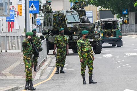 Sri Lanka Bans Ex-PM, Allies From Leaving Country (AFP)
