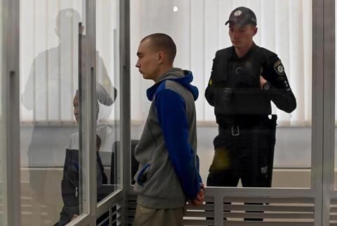 Ukraine Court Gives Russian Soldier Life in Prison For War Crimes (AFP)