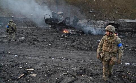 Russian Invasion of Ukraine From Feb. 24 to Feb. 27